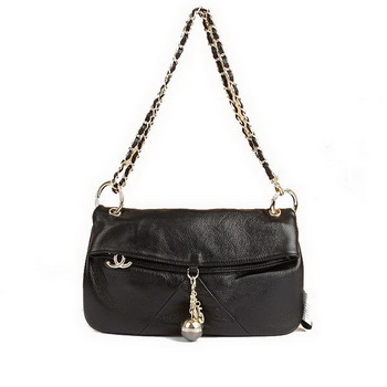 Best Chanel Flap Shoulder Bag 4698 Black On Sale